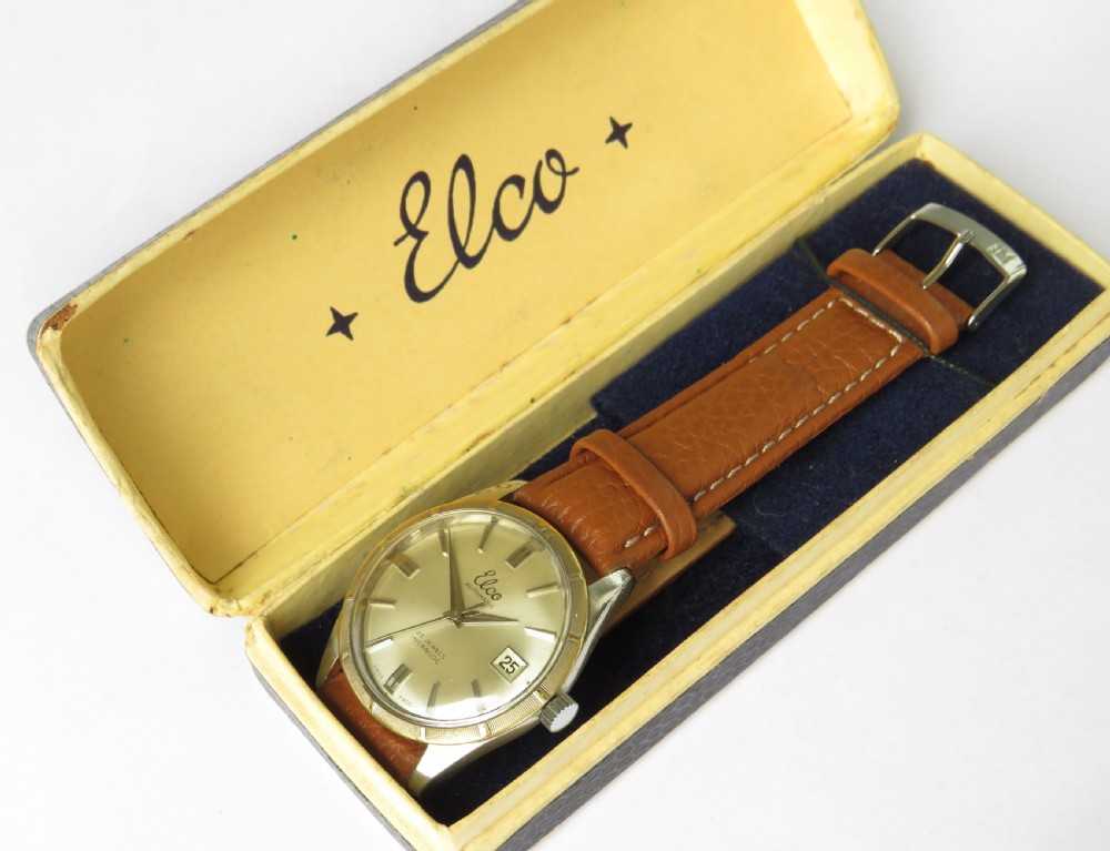 Gents Elco automatic wrist watch, c1960