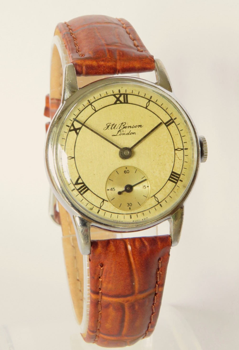 Gents 1950s Smiths wrist watch for J W Benson View II