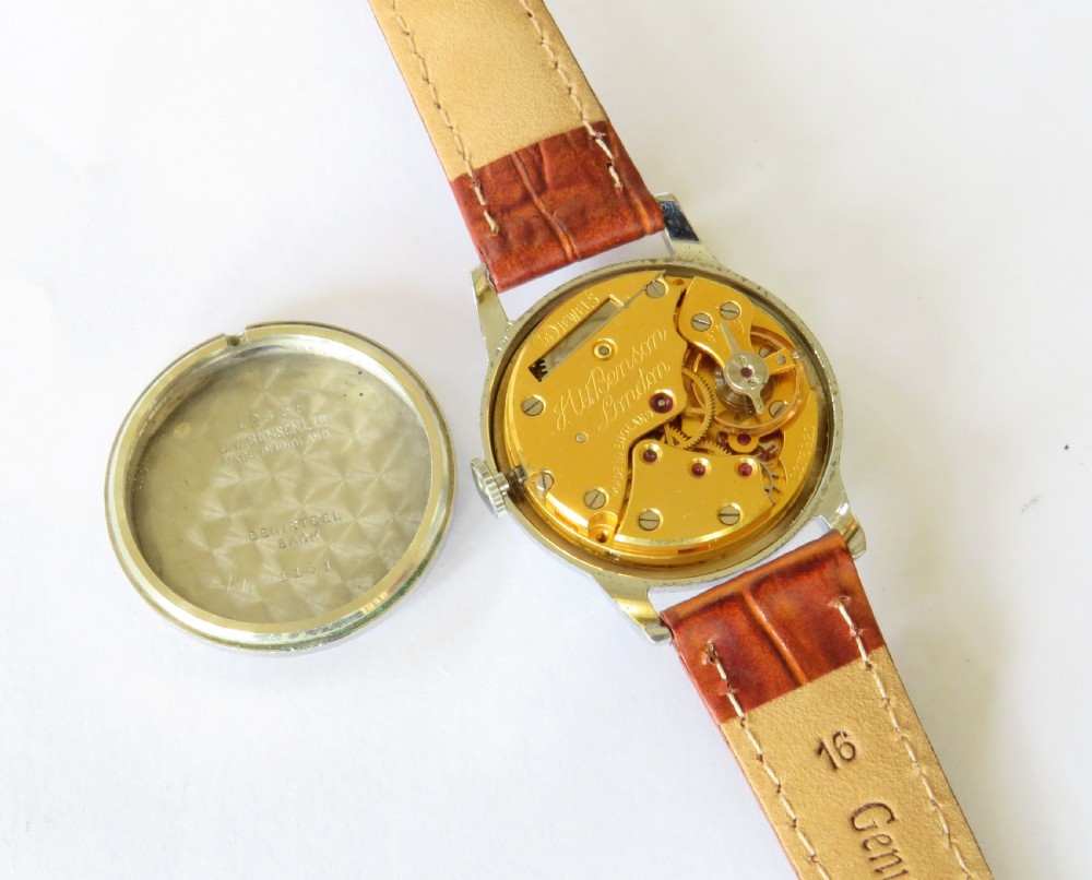 Gents 1950s Smiths wrist watch for J W Benson View III