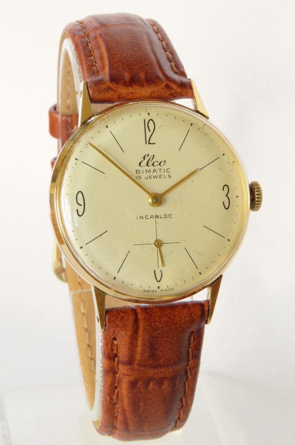 Gents 1960s Elco Bimatic wrist watch View II
