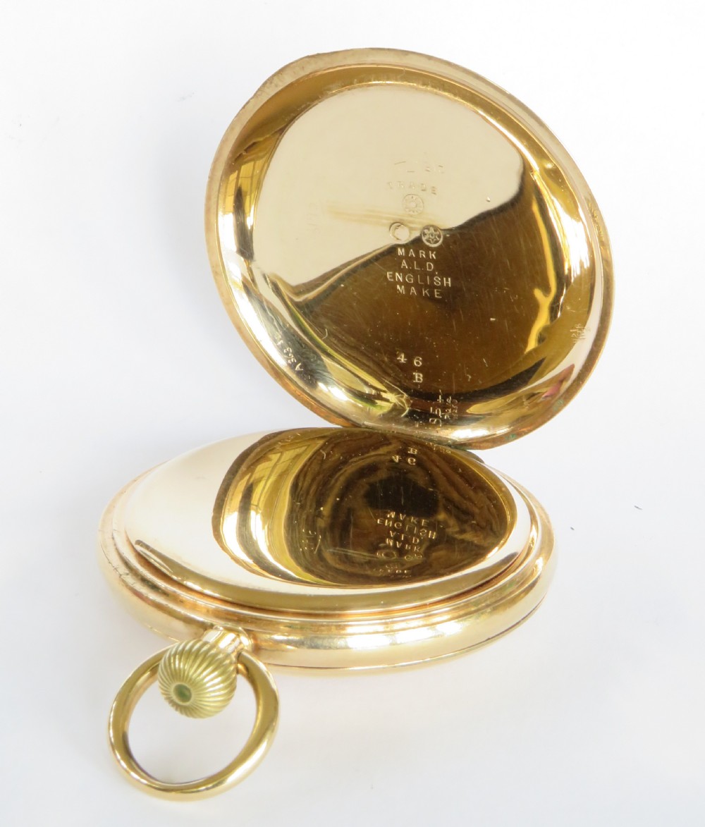 Antique Waltham Beacon full hunter pocket watch, 1899 View IV
