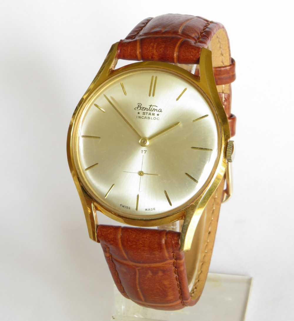 Gents 1960s Bentima Star wrist watch