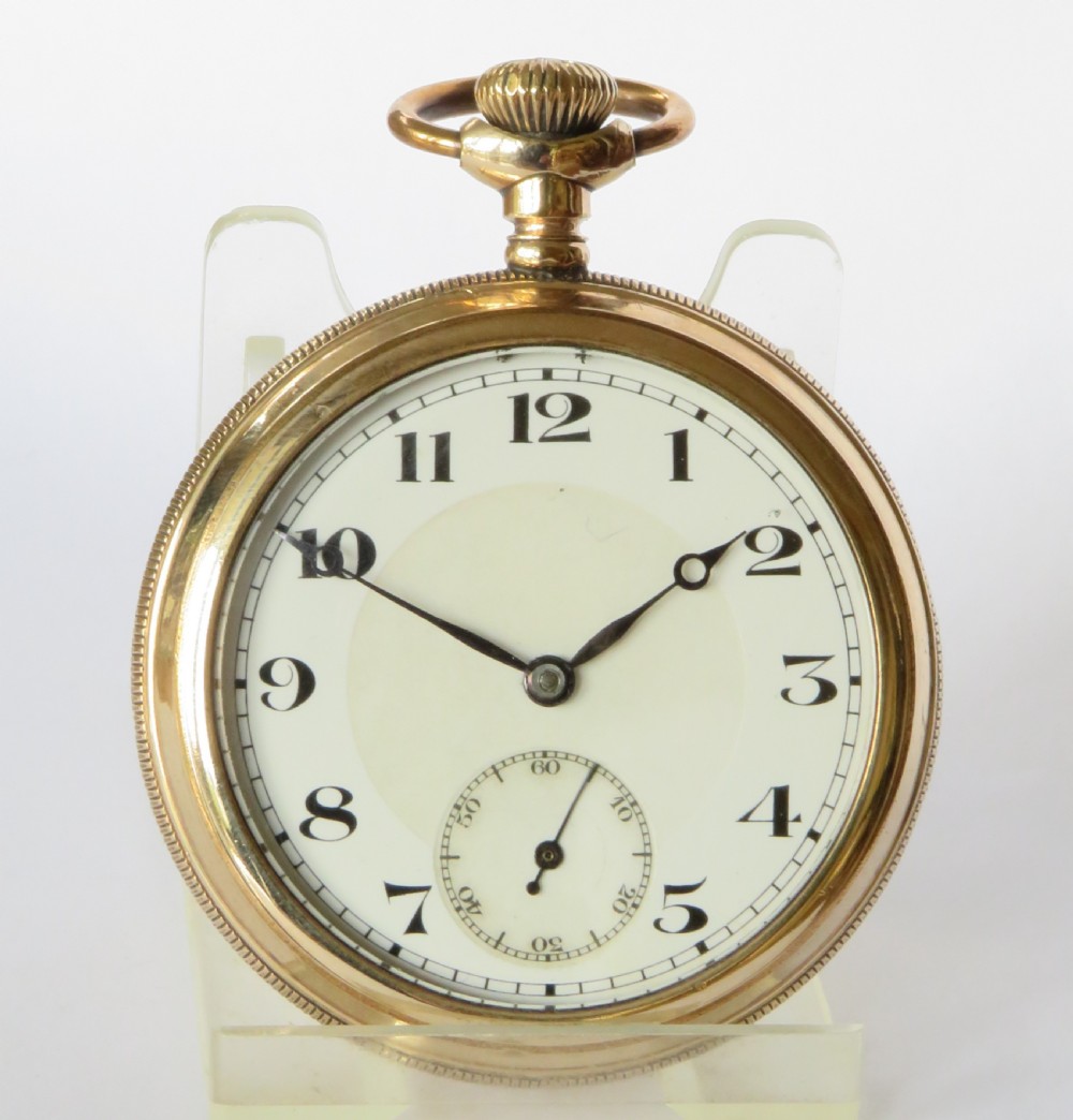 1920s antique Swiss pocket watch View II