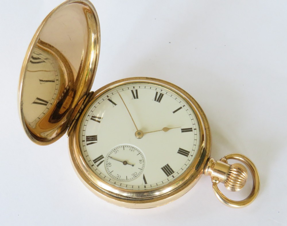 Antique Waltham Traveler full hunter pocket watch, 1905 View II