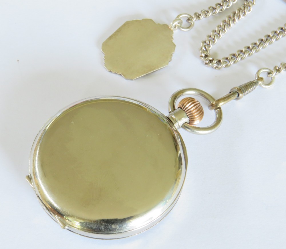 1920s pocket watch and chain View V