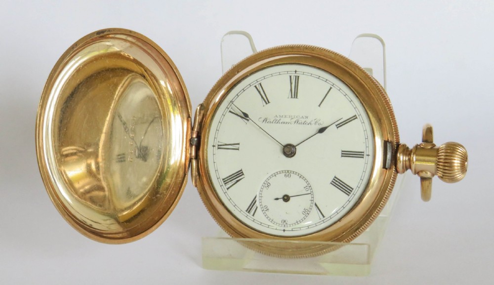Antique Waltham full hunter pocket watch, 1895