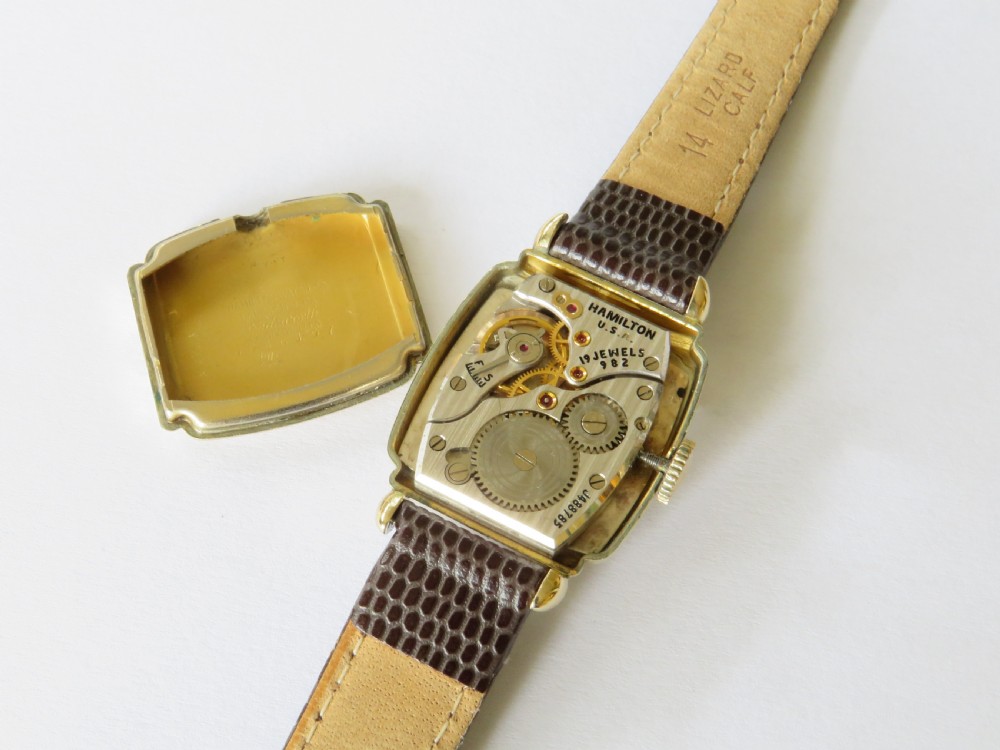 Mid-size Hamilton wrist watch, 1948 View III