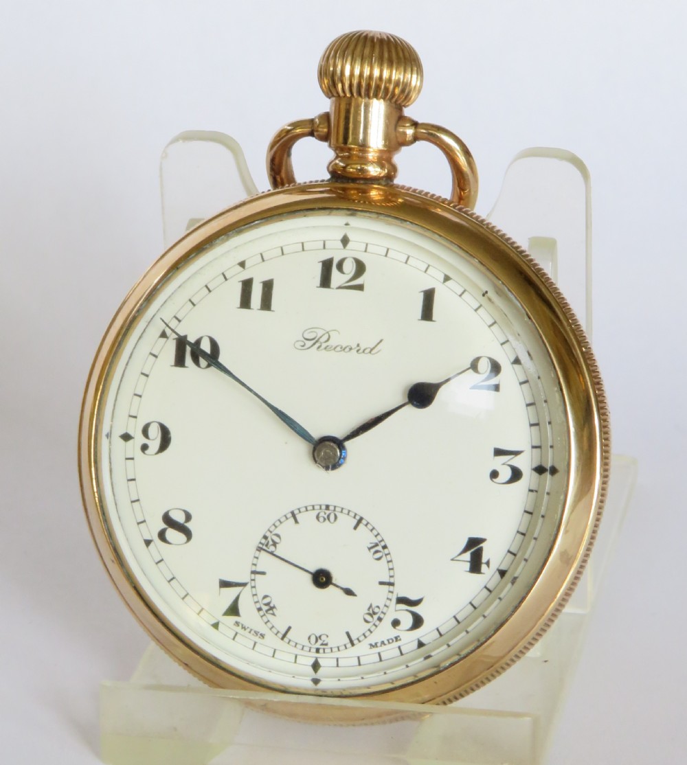 1930s Record pocket watch
