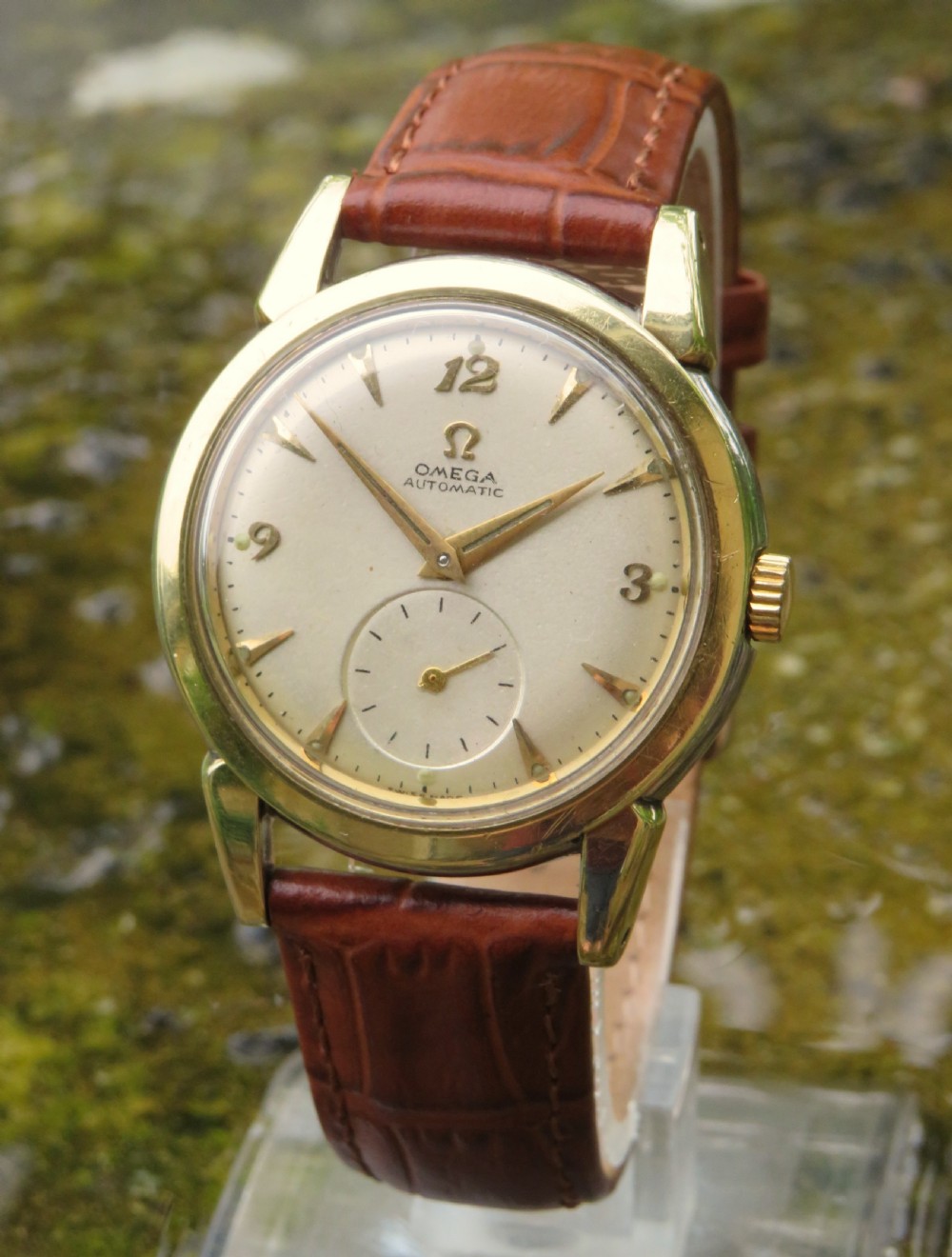 Gents Omega gold capped wrist watch, 1950