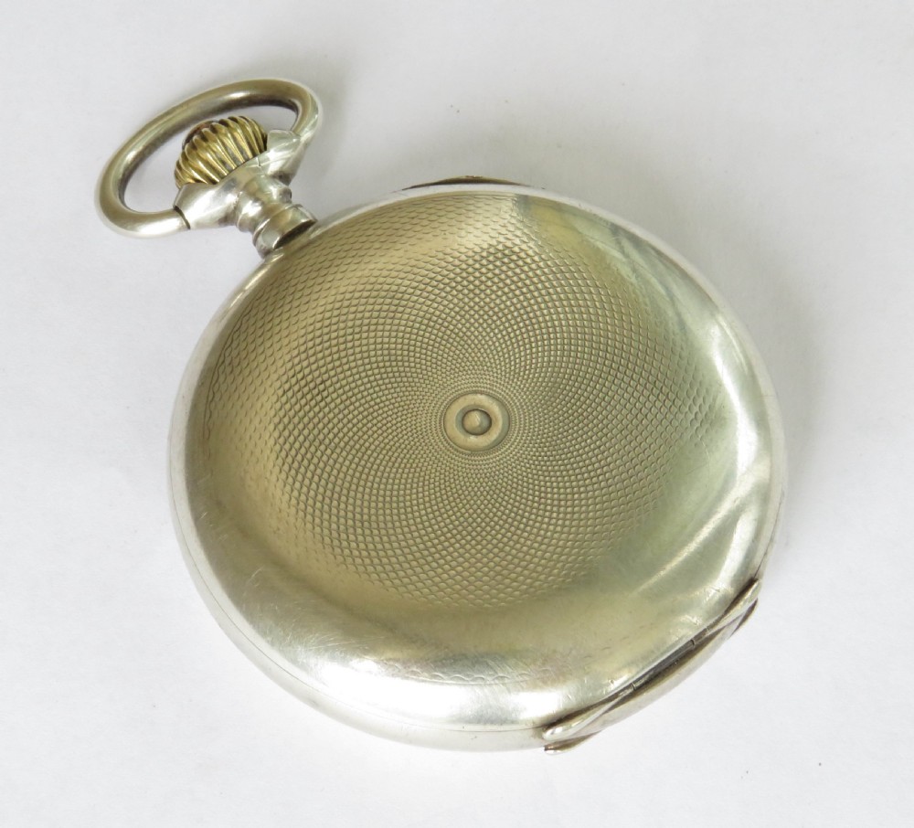 Antique Omega full hunter pocket watch View V