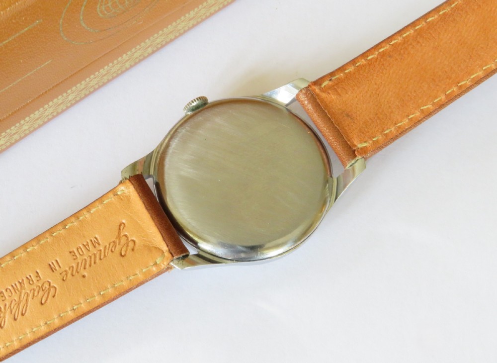 Gents 1950s Cyma Triplex wrist watch View IV