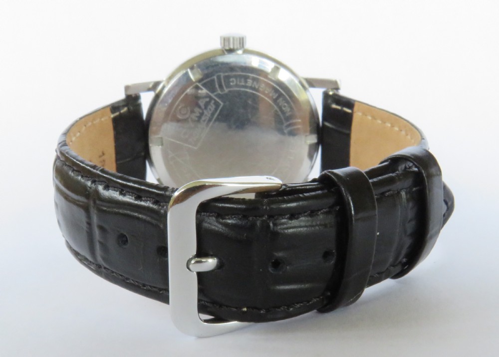 Gents Cyma Navystar wrist watch, c1960 View V