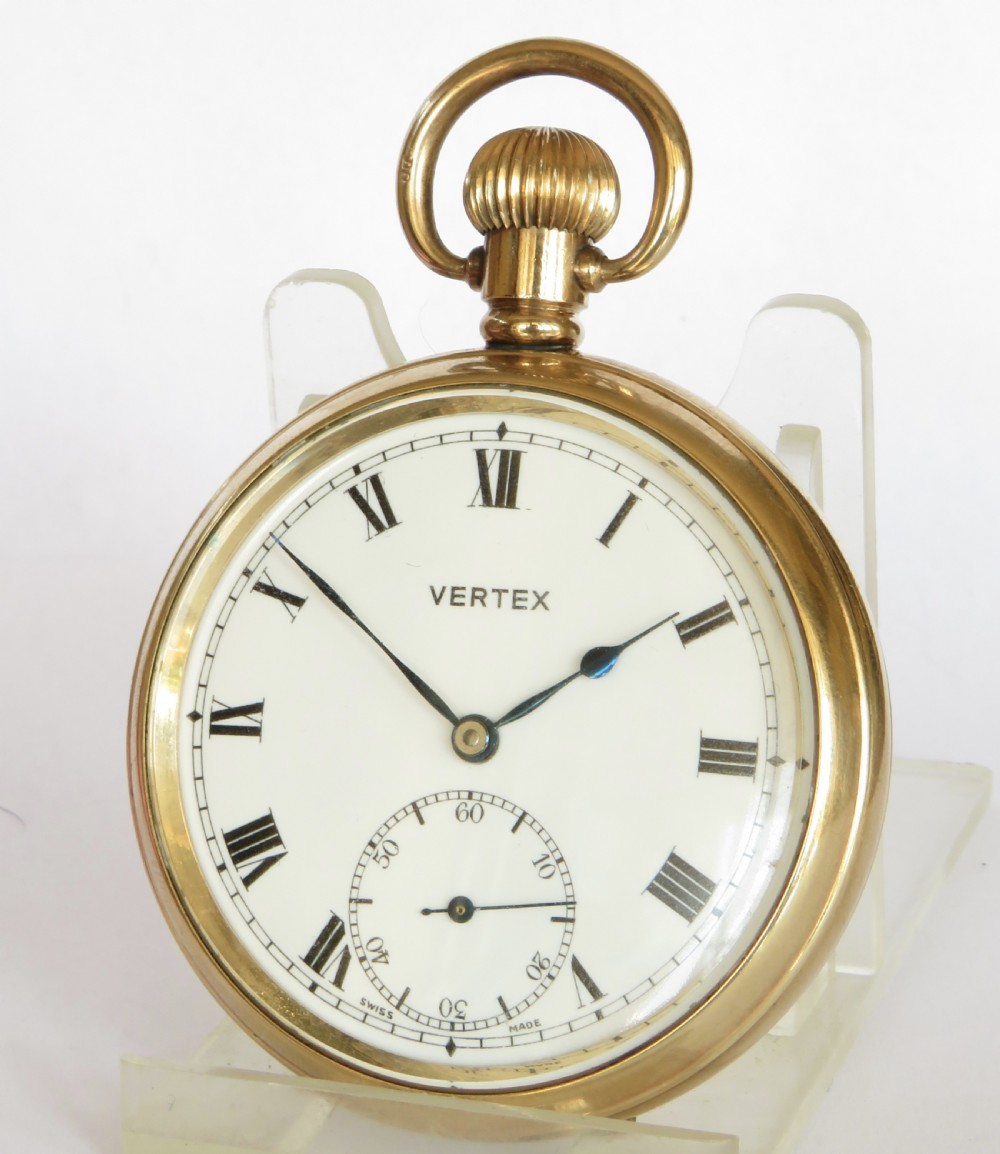 1940s Vertex Revue pocket watch for British Rail View II