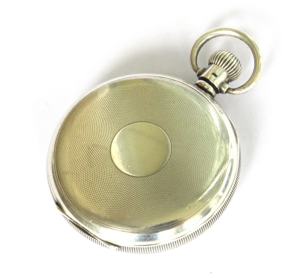 1940s silver Smiths pocket watch View IV