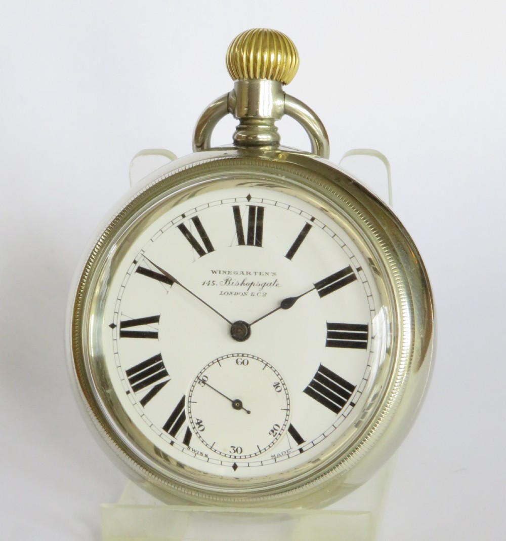 1930s Cortebert pocket watch, Winegartens Railway Regulator