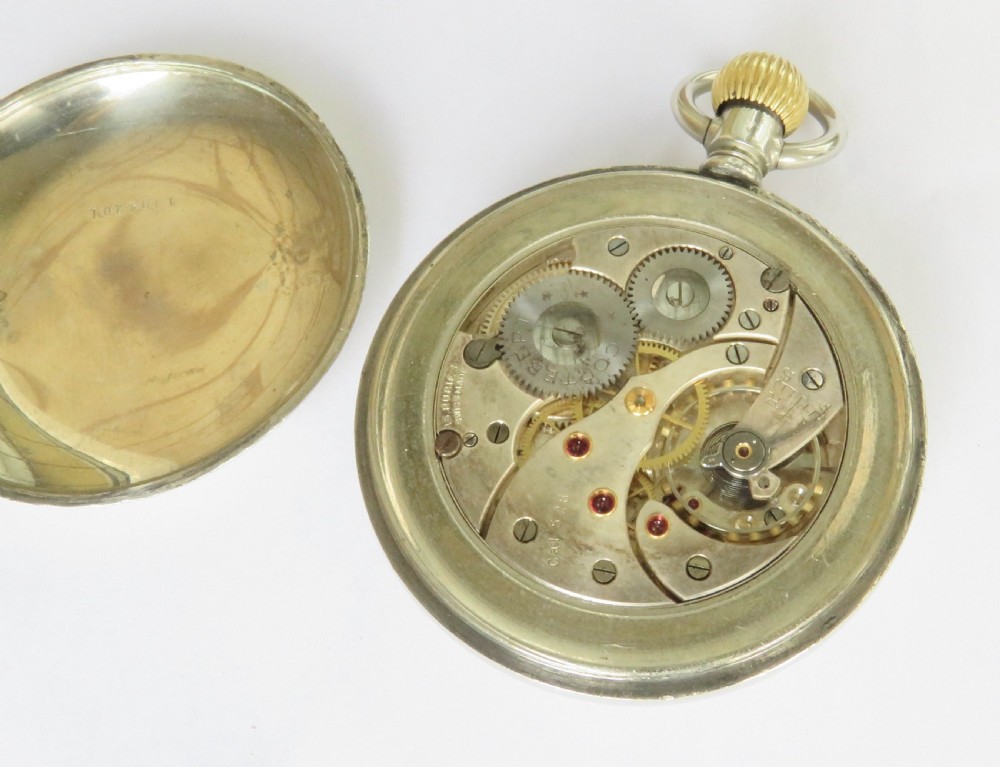 1930s Cortebert pocket watch, Winegartens Railway Regulator View III