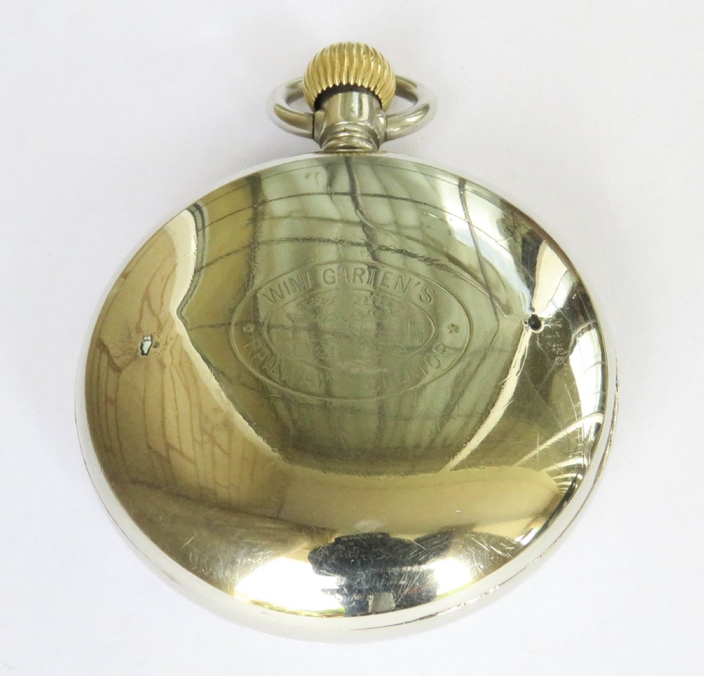 1930s Cortebert pocket watch, Winegartens Railway Regulator View IV