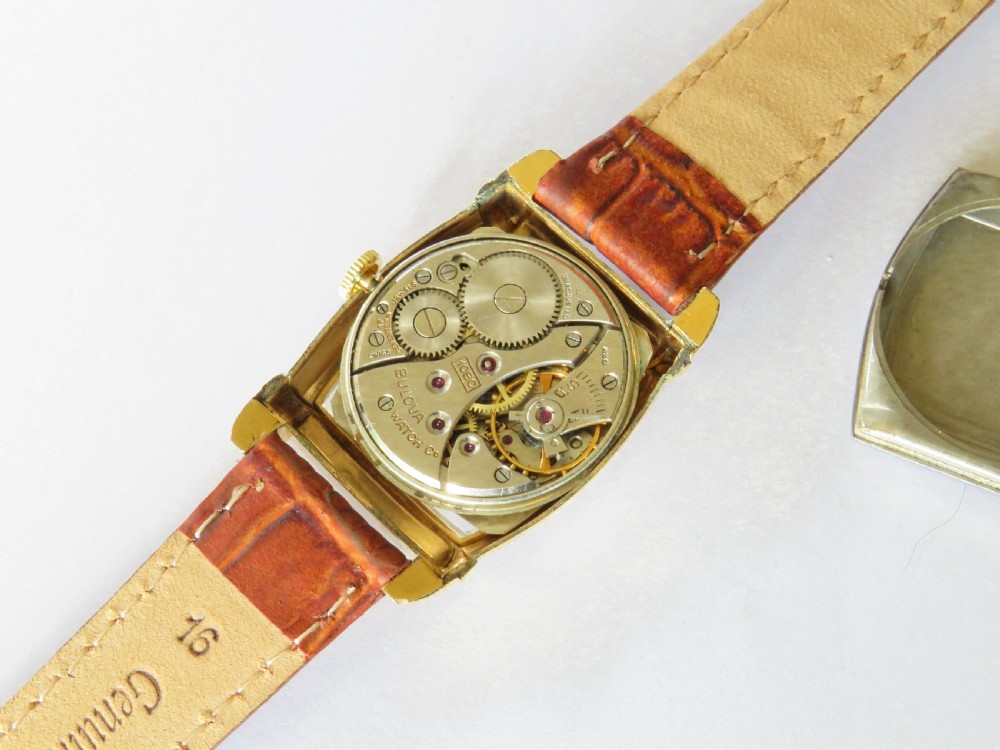 Mid-size Bulova Engineer wrist watch, 1950 View III