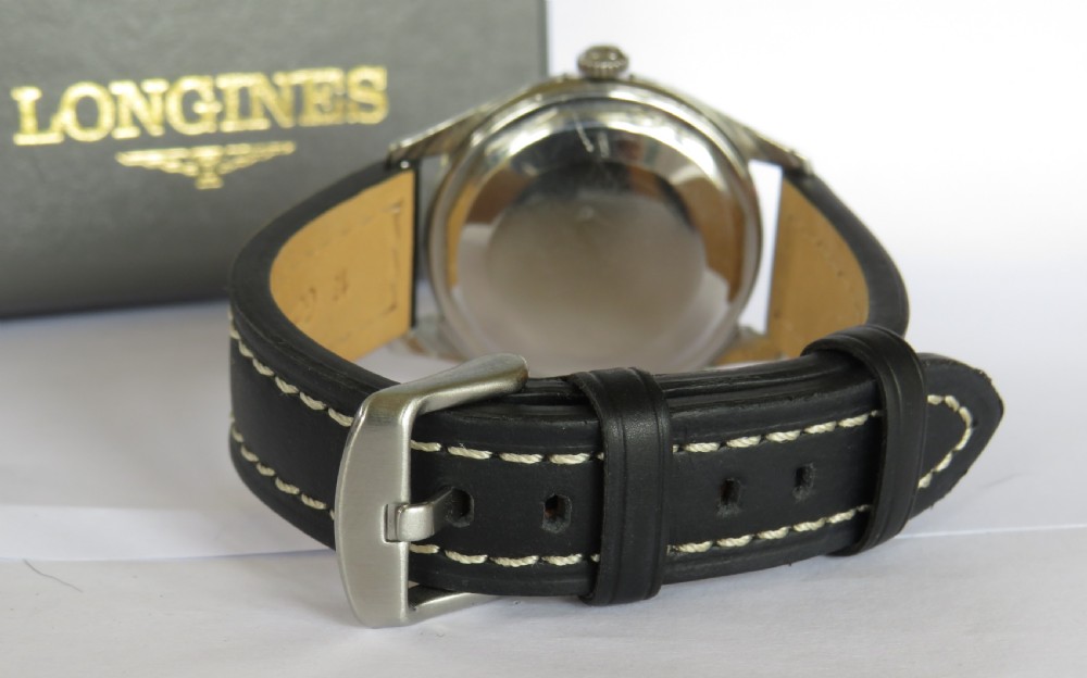 Gents Longines wrist watch, 1957 View V