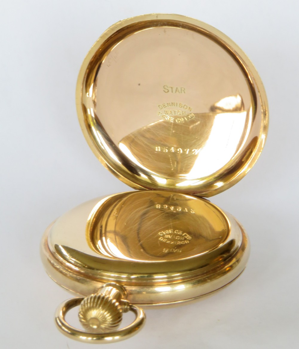 Antique Revue half hunter pocket watch View IV