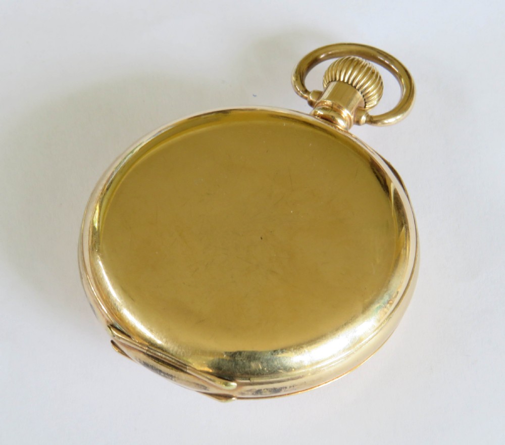 Antique Revue half hunter pocket watch View VI