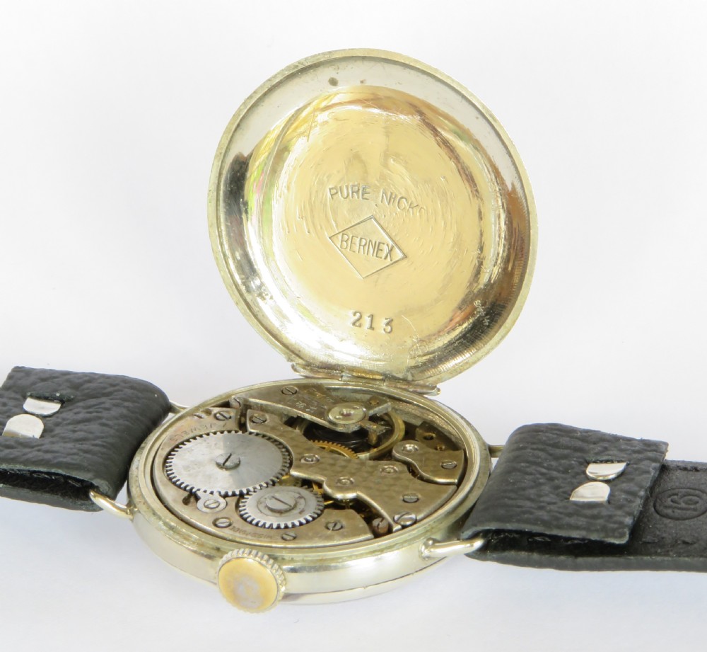 Mid-size 1930s Bernex wrist watch View VI