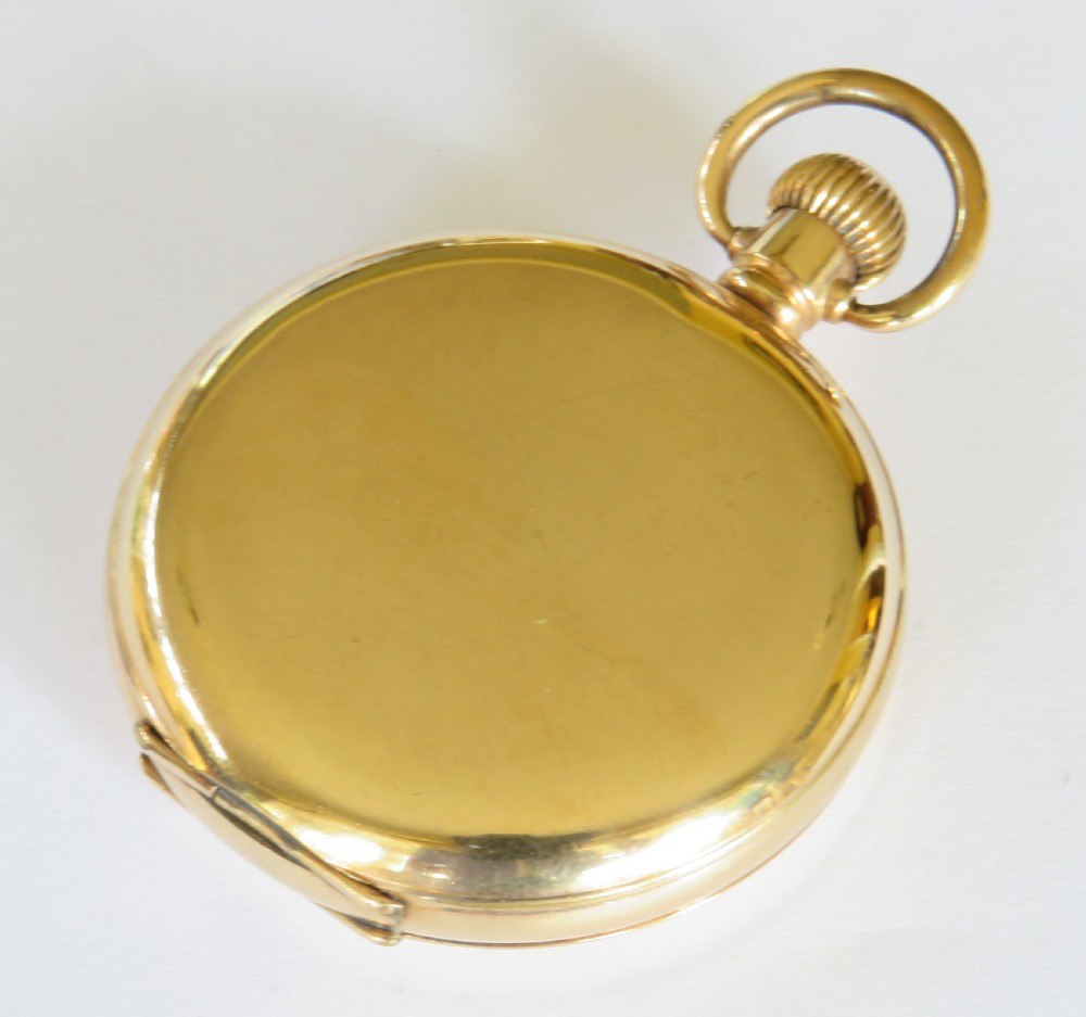 1950s Roirol full hunter pocket watch by Record View V