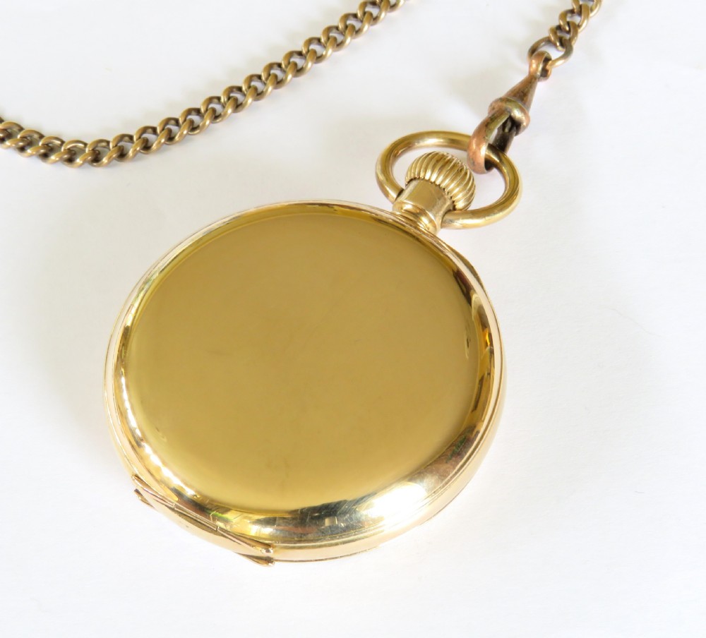 Antique Revue pocket watch and chain View V