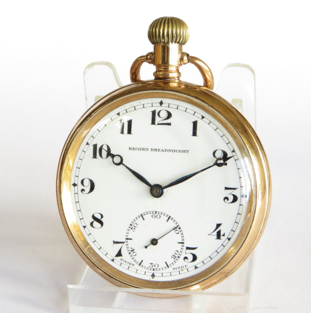 Record Dreadnought ‘Trenton’ pocket watch