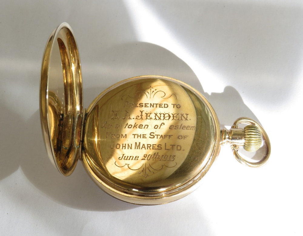 Record Dreadnought ‘Trenton’ pocket watch View III