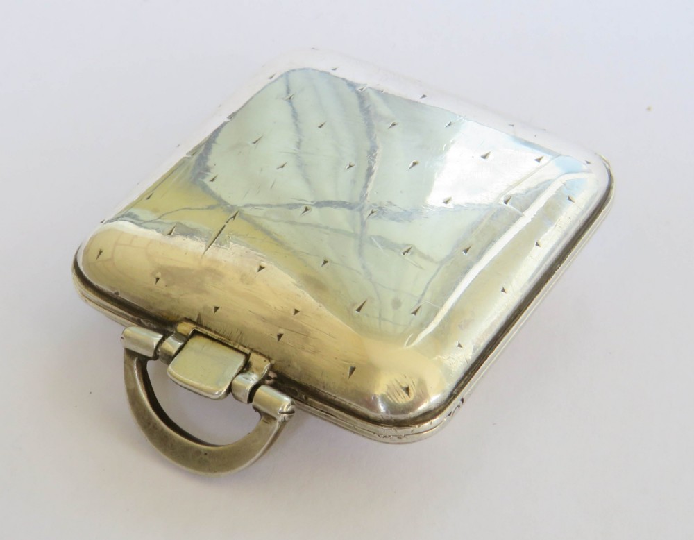 Silver purse watch in the form of a handbag, 1933 View IV
