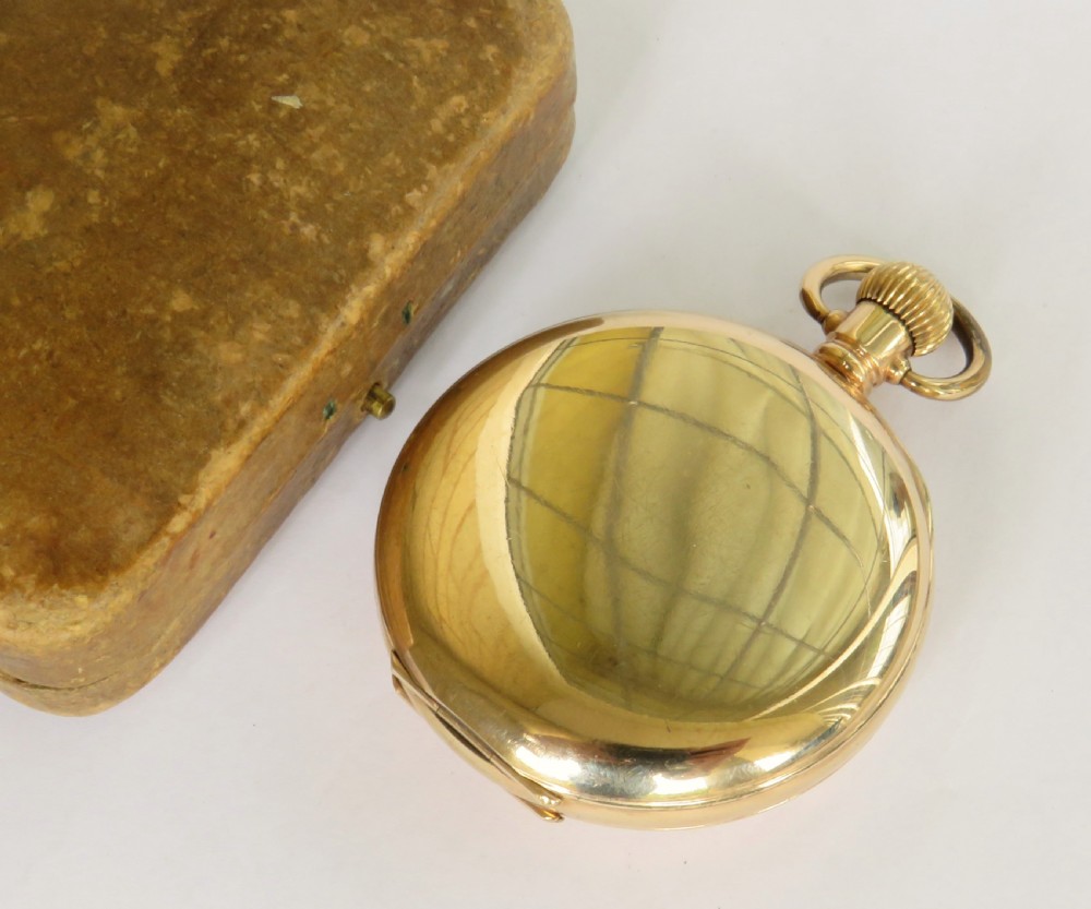 Antique Waltham half hunter pocket watch, 1926 View VI