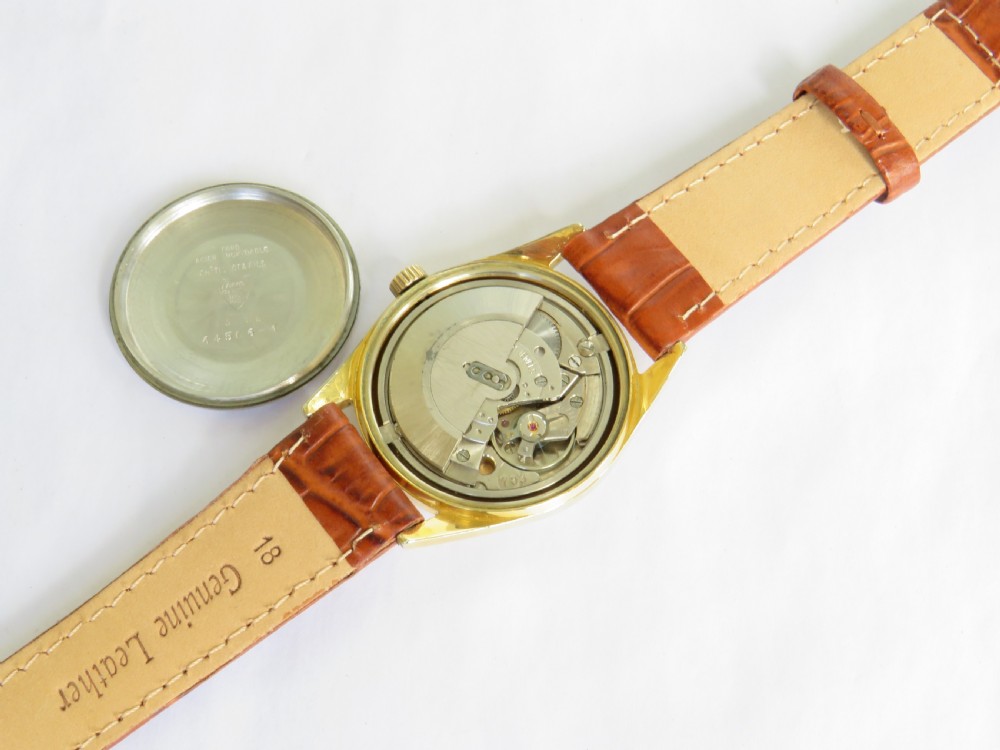 Gents Tissot Seastar wrist watch, 1962 View V