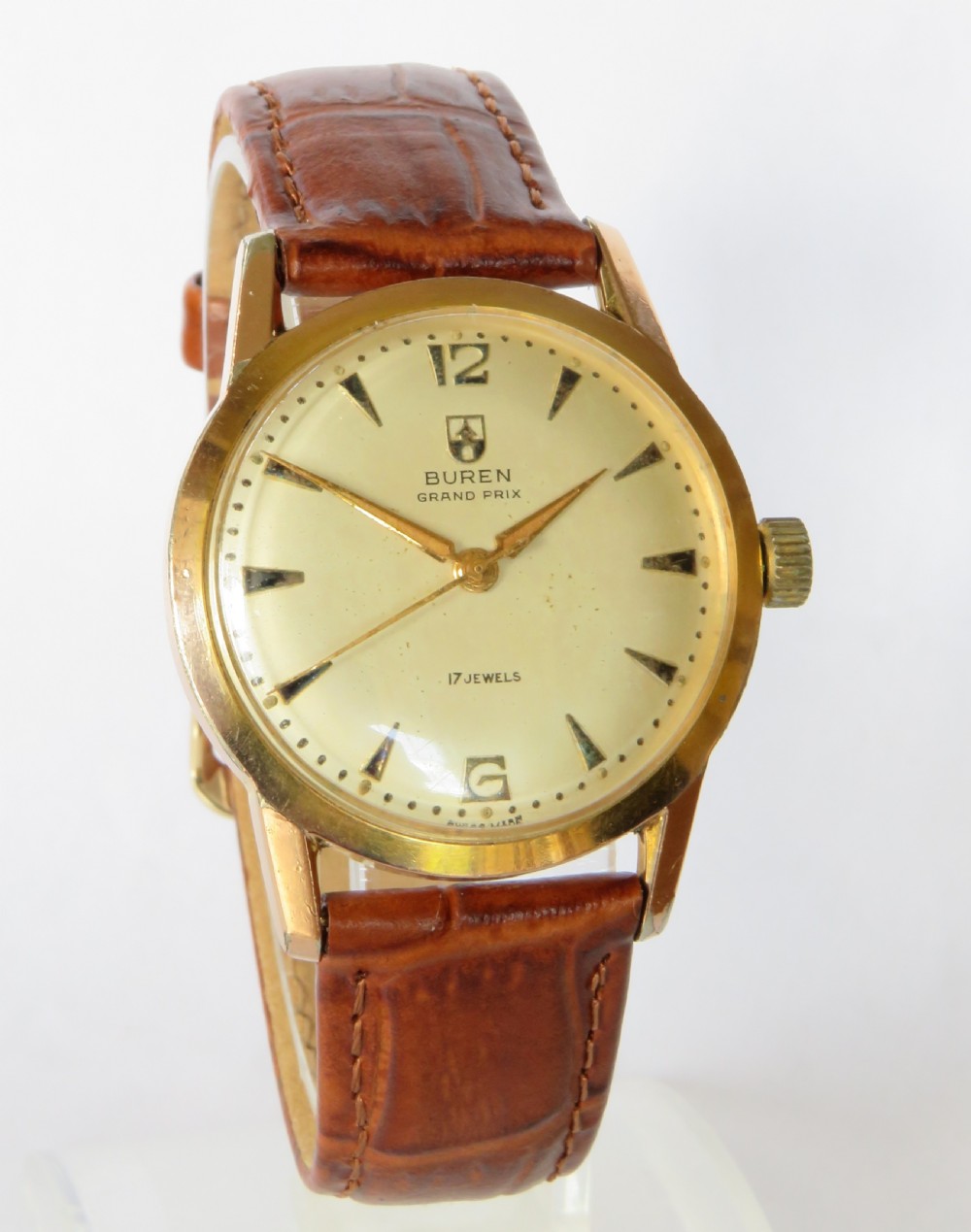 Gents Buren Grand Prix wrist watch, c1960 View II