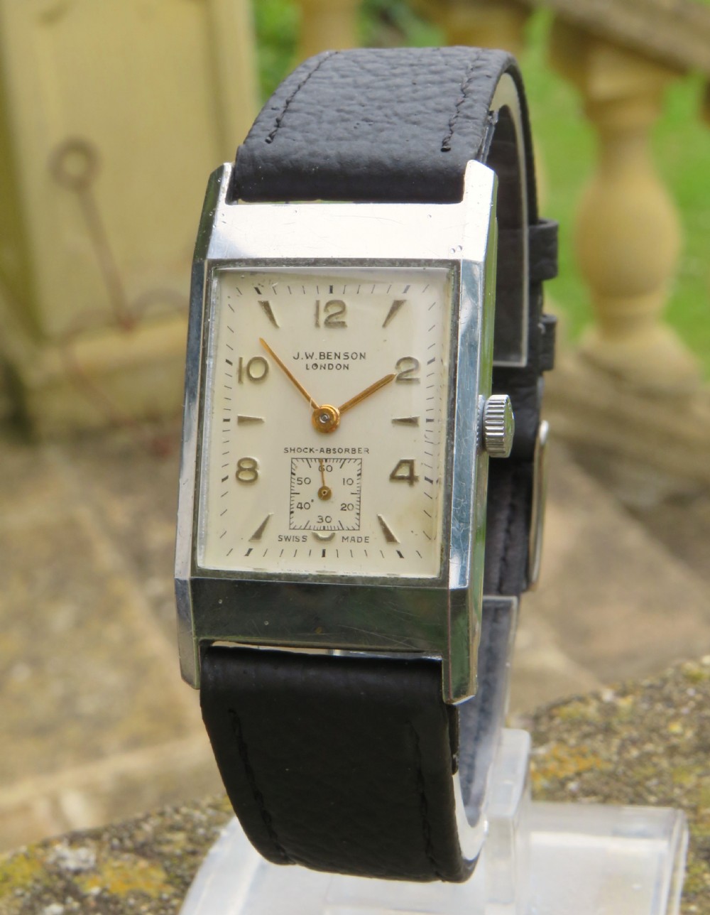 1940s Cyma wrist watch for J W Benson