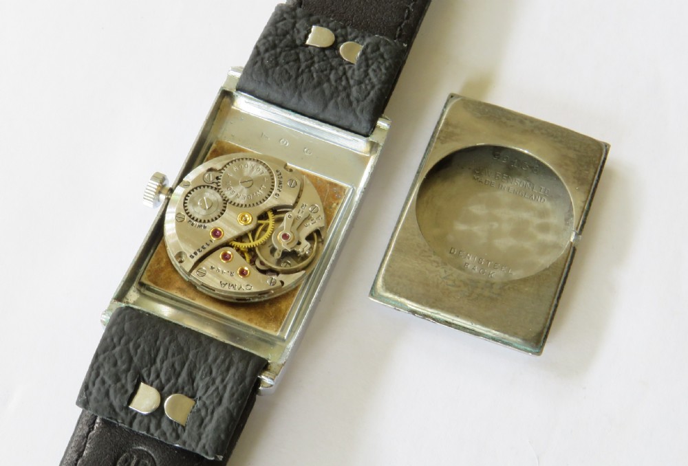 1940s Cyma wrist watch for J W Benson View III