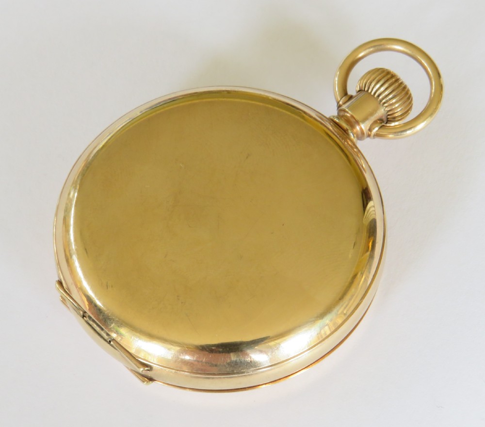 Antique Elgin full hunter pocket watch, 1930 View V