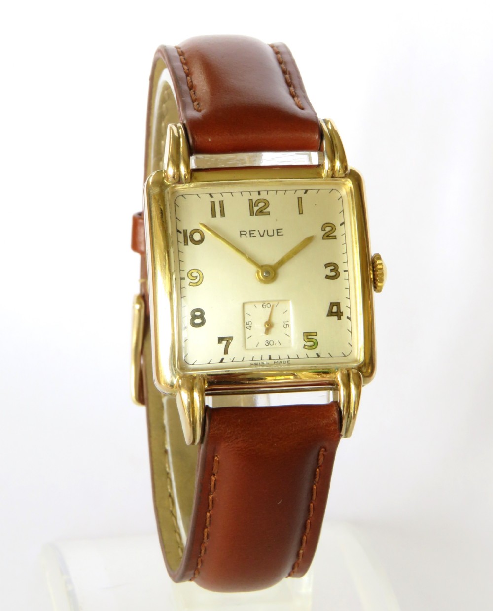 Gents 1950s Revue wrist watch View II