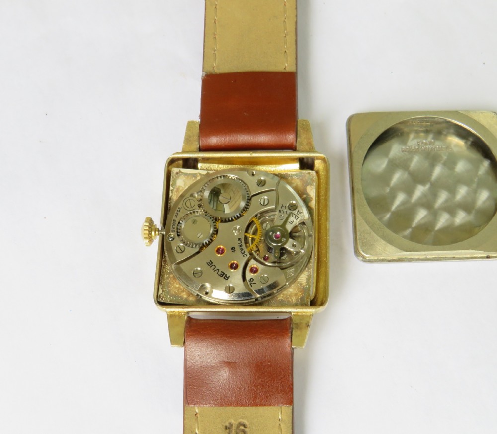 Gents 1950s Revue wrist watch View III
