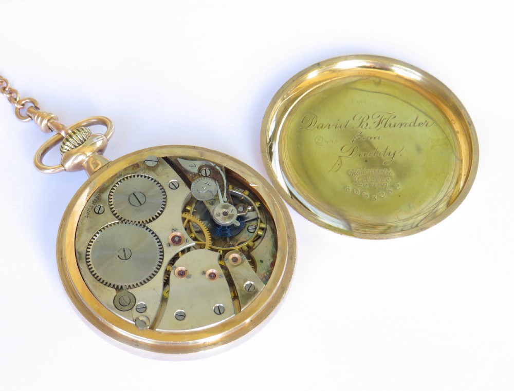 1920s Limit pocket watch and chain View III
