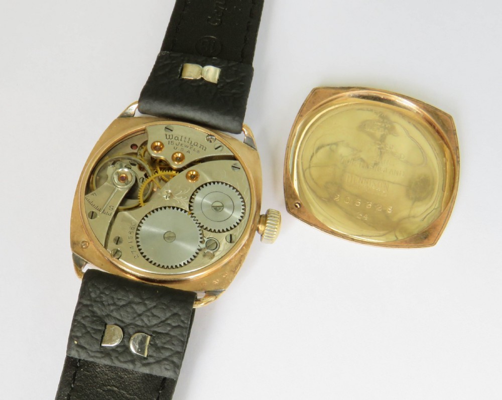 Gents Waltham wrist watch, 1931 View III