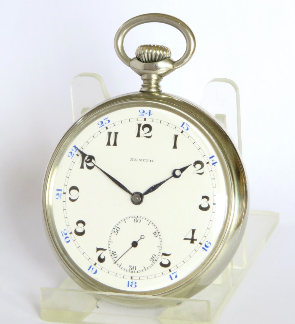 Antique Zenith pocket watch, 1924
