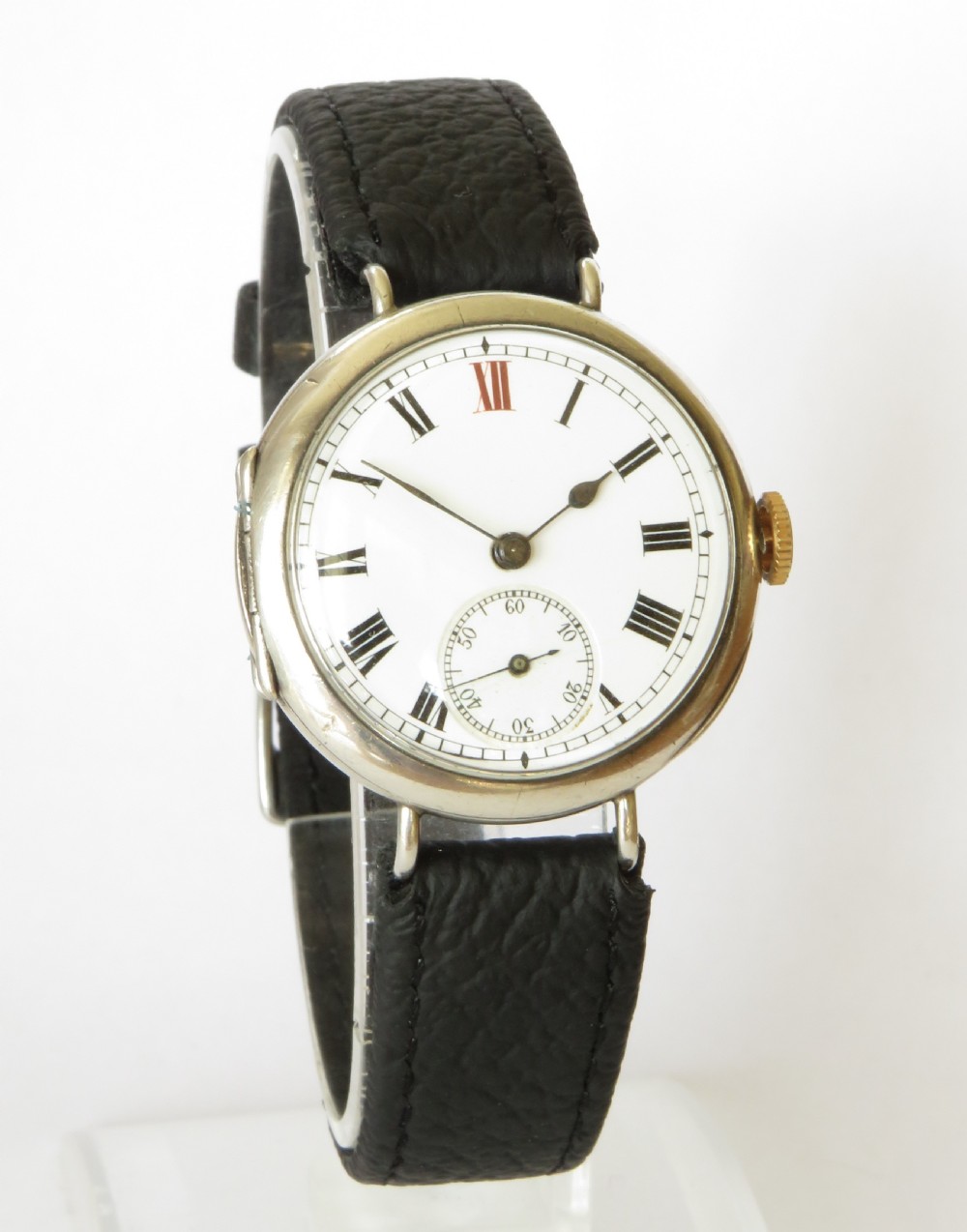 Antique Hefik ‘Bird in Ring’ silver wrist watch View II