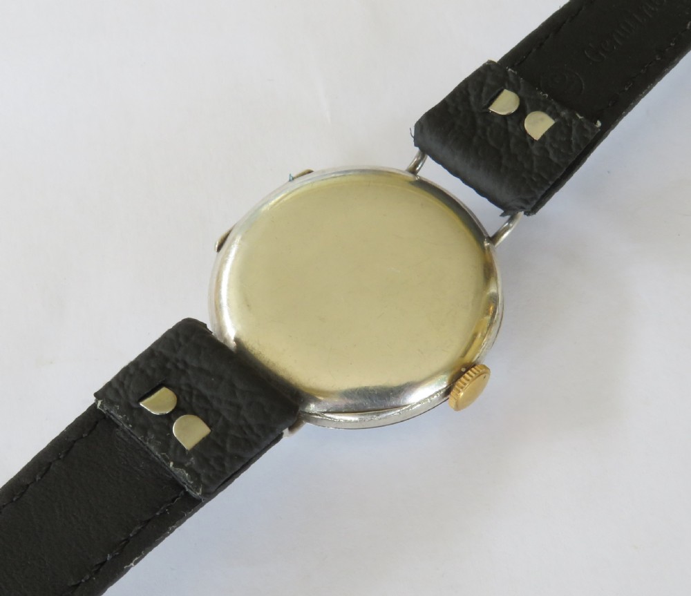 Antique Hefik ‘Bird in Ring’ silver wrist watch View V