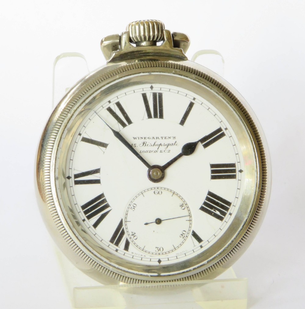 1930s Cortebert pocket watch, Winegartens Railway Regulator View II