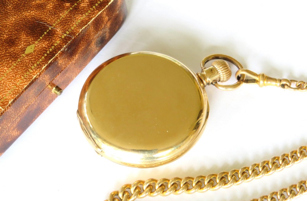 Antique Waltham Riverside half hunter pocket watch View VI