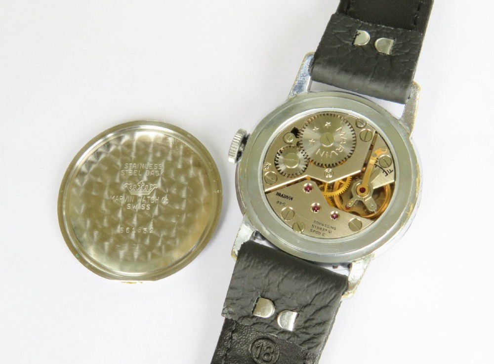 Gents 1940s Marvin wrist watch View III