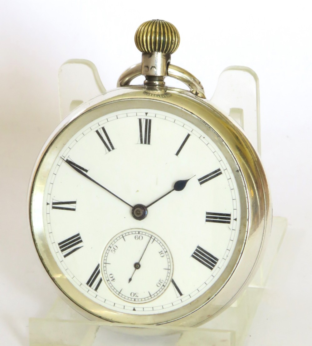 Antique silver Rotherhams Scarborough pocket watch
