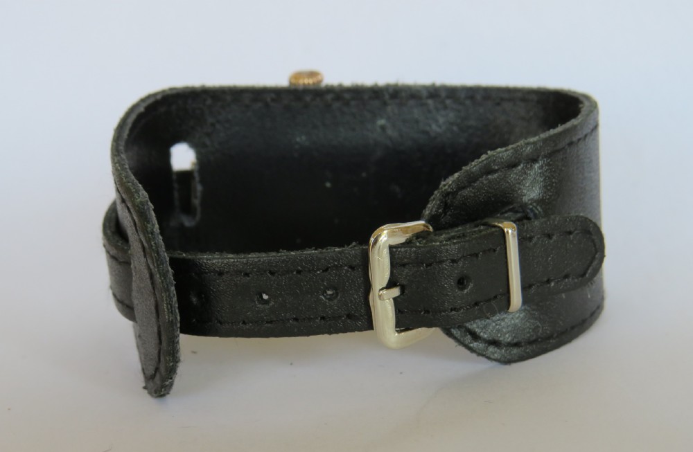 Antique silver trench watch, 1915 View VI