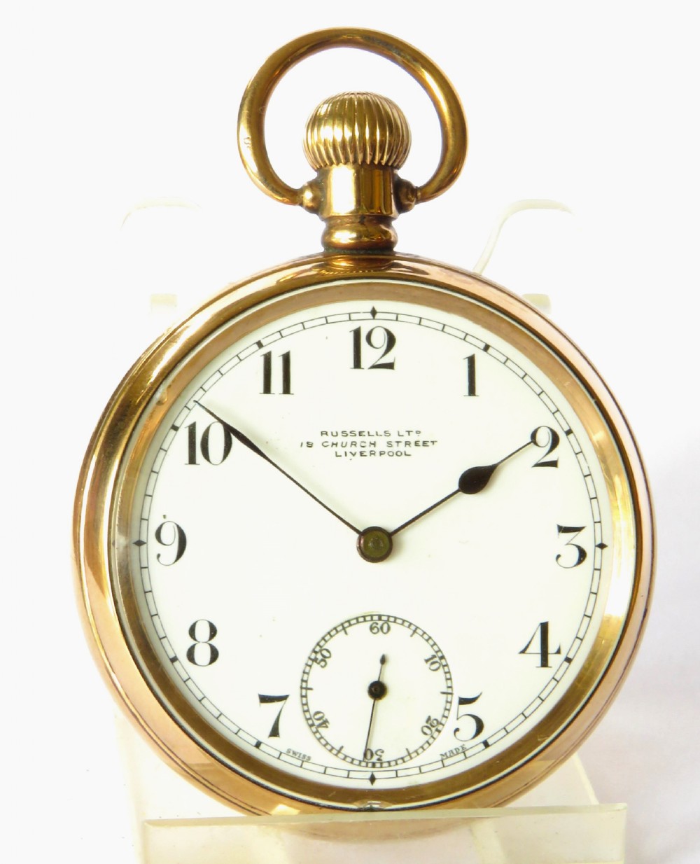 1930s Russells Ltd Swiss pocket watch View II